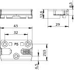 WINKHAUS Sicherheitsschließblech SBS.K.205, Stahl, WINKHAUS Sicherheitsschließblech SBS.K.205, Stahl,