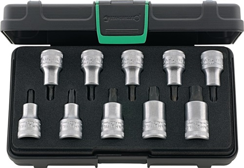 STAHLWILLE Steckschlüsselsatz 54TX/10 10-tlg.1/2 Zoll T20-T60 STAHLWILLE