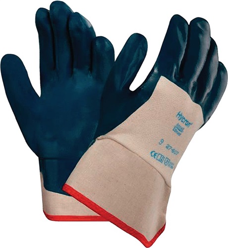 ANSELL Handschuhe ActivArmr® Hycron® 27-607 Gr.10 weiß/blau BW-Jersey m.Nitril