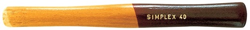 HALDER Schonhammerstiel SIMPLEX f.Kopf-D.50mm L.310mm Akazie HALDER