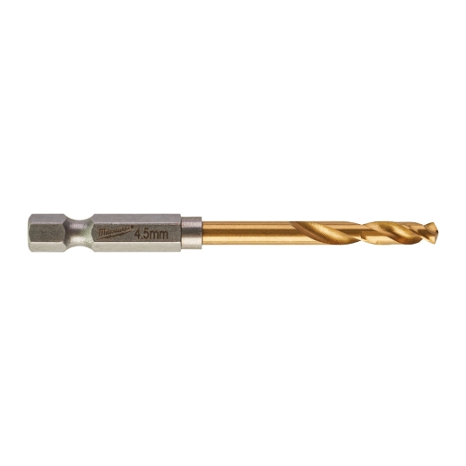 MILWAUKEE Metallbohrer SWave HSS-G TiN 4,5mm (1pc)