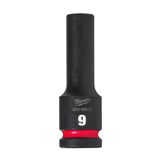 MILWAUKEE 9 x 78 mm SHOCKWAVE Schlagnuss 1/2" lang