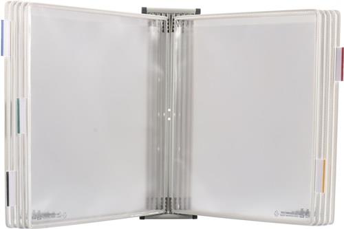 TARIFOLD Wandhalter 10 Sichttafeln schwarz lackiertf.A4 TARIFOLD TARIFOLD Wandhalter 10 Sichttafeln schwarz lackiertf.A4 TARIFOLD
