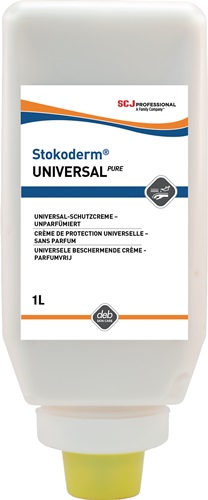 STOKO Hautschutzcreme Stokoderm Univ.PURE 1l schwach fettend,unparfümiert Softflasche