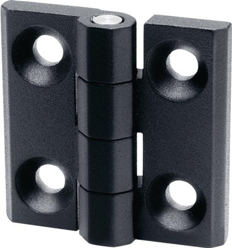 GANTER Scharnier GN 237 H.40mm B.40mm S.5mm Zink-Druckguss besch.GANTER
