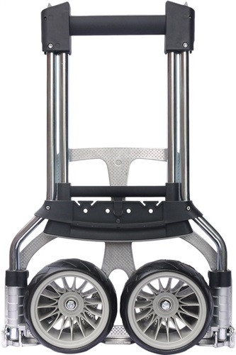 Nordwest Transportkarren klappb.Stahlrohr,verchr.Alu.H.1120mm Schaufel-L.420mm Trgf.100kg