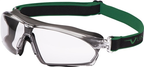 UNIVET Vollsichtschutzbrille 625 EN 166,EN 170 Rahmen dunkelgrau,Scheibe klar