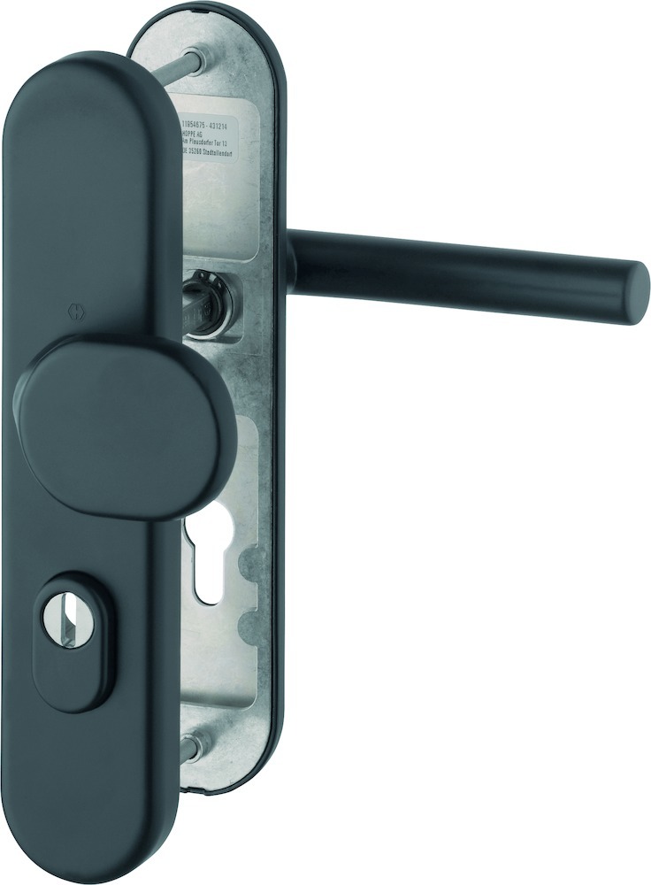 HOPPE® FH Schutz-Wechselgarnitur mit Langschild Amsterdam FS-86G/3332ZA/3310/1400F, Aluminium, 11954675 HOPPE® FH Schutz-Wechselgarnitur mit Langschild Amsterdam FS-86G/3332ZA/3310/1400F, Aluminium, 11954675