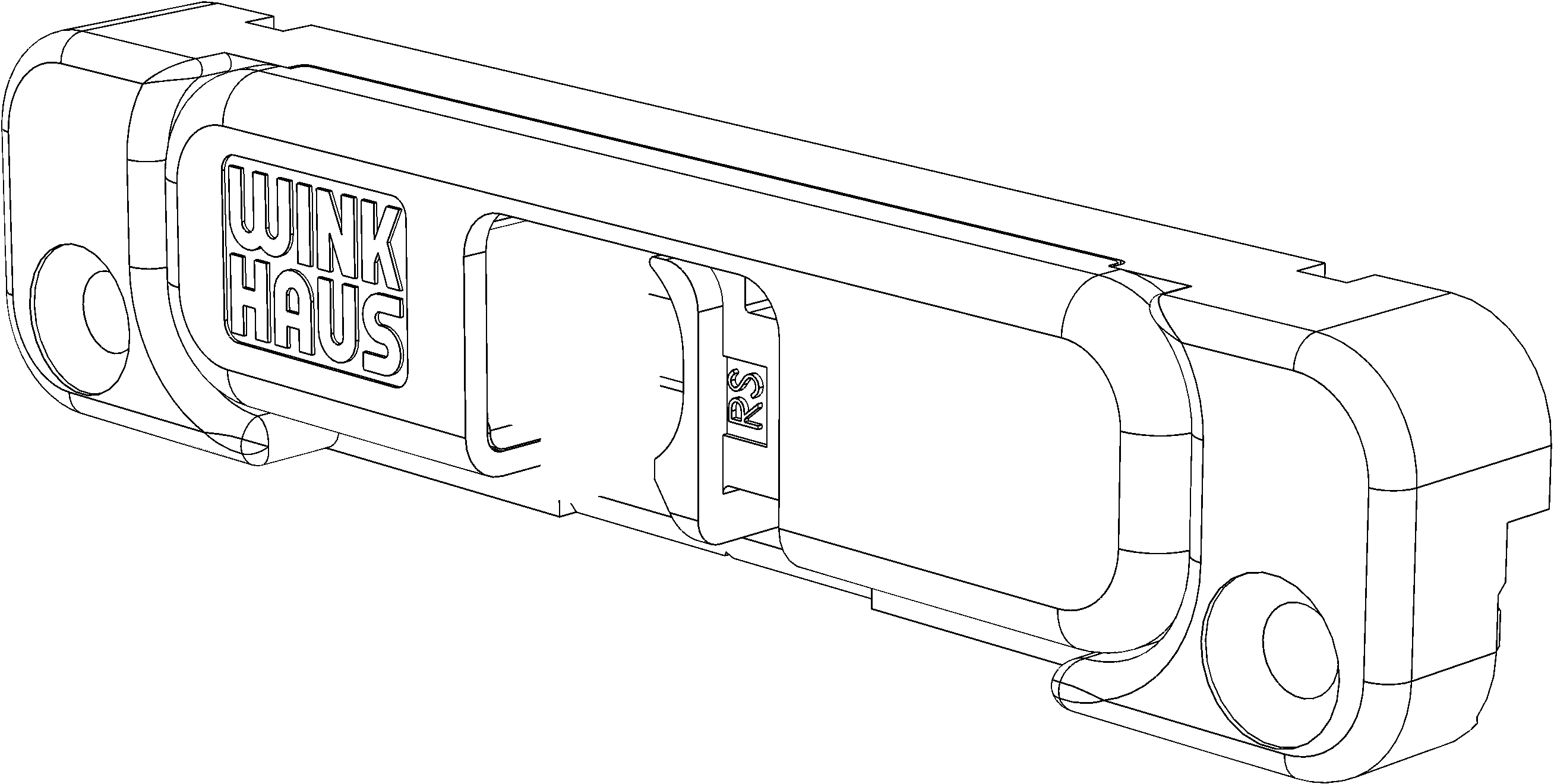 WINKHAUS Balkontürschnäpper BK 552 RC, Zinkdruckguss,