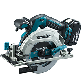 MAKITA Akku-Handkreissäge 18V / 2x 5,0 Ah / 57 mm DHS680RTJ