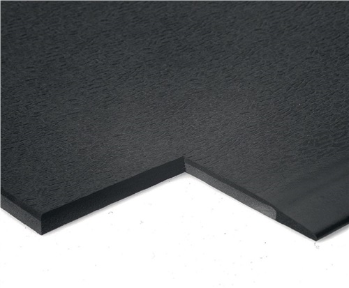 COBA Arbeitsplatzbodenbelag Zuschnitt B1200xS12mm schwarz PVC Preis p.lfd.m