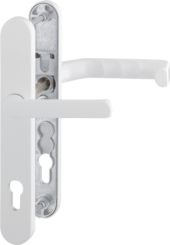 HOPPE® Drückergarnitur mit Schmalschild Liverpool 099KH/3357N/1313G, Aluminium