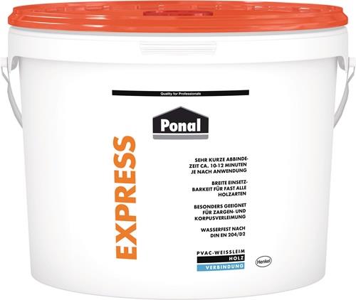 PONAL Holzleim Express 10kg EN 204: D1,D2 Eimer PONAL