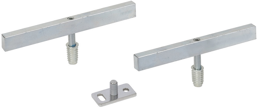 HERMAT Klemmprofil-Set SAN REMO 9170/HOLZ.2, Stahl