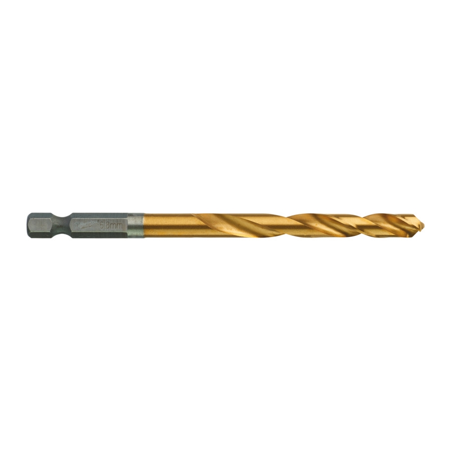 MILWAUKEE 6,8 x 108mm SHOCKWAVE Metallbohrer HSS-G RED HEX Titan 1/4"