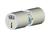 BKS Rund-Doppelzylinder detect3 3107, 5-stiftig, Messing