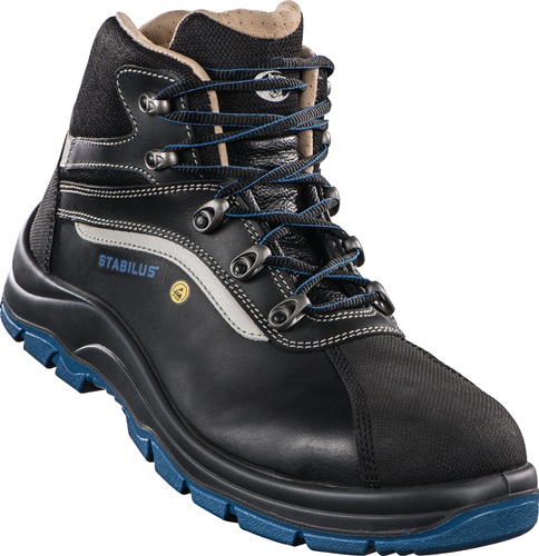 Sicherheitsstiefel SPARTACUS MID schwarz/blau S3 SRC ESD EN20345