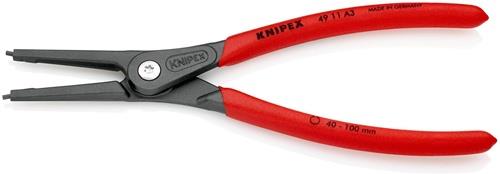 KNIPEX Präzisionssicherungsringzange A 3 f.Wellen D.40-100mm L.225mm KNIPEX