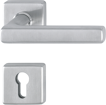HOPPE® Drücker-Halbgarnitur mit Rosetten Dallas E1643Z/52/52S, Edelstahl, 3589050 HOPPE® Drücker-Halbgarnitur mit Rosetten Dallas E1643Z/52/52S, Edelstahl, 3589050