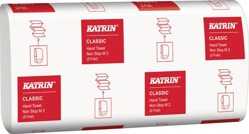 ELOS Falthandtuch Katrin Classic M 2 2-lagig weiß L240xB203ca.mm 4000 Tücher/KT