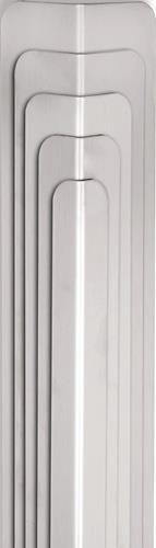 HOJU Eckschutzwinkel L.1250mm Schenkelhöhe 20x20mm VA 1.4301 geb.Korn 320