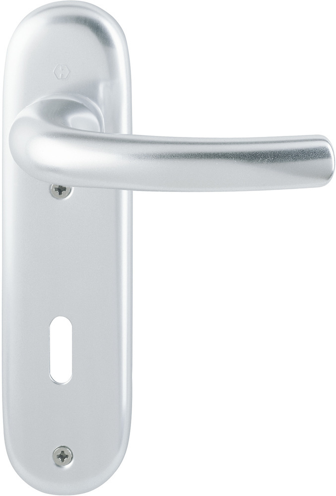 HOPPE® Drückergarnitur mit Kurzschild Tôkyô 1710/273KP, Aluminium, 2805347 HOPPE® Drückergarnitur mit Kurzschild Tôkyô 1710/273KP, Aluminium, 2805347