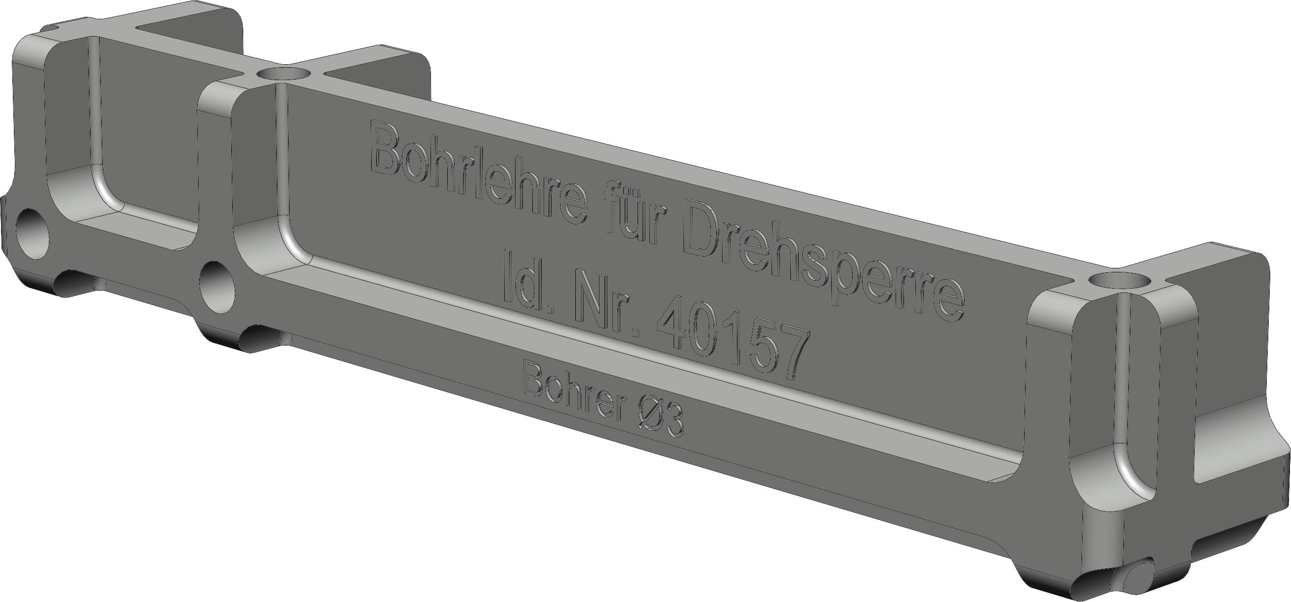 WINKHAUS Bohrlehre DREHSPERRE, Stahl,