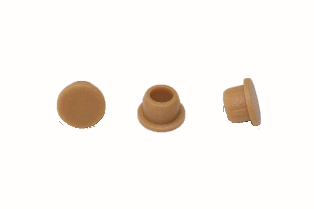LAMELLO Clamex Abdeckkappe, 100 Stück, RAL 1011 braunbeige, Buche, 335283