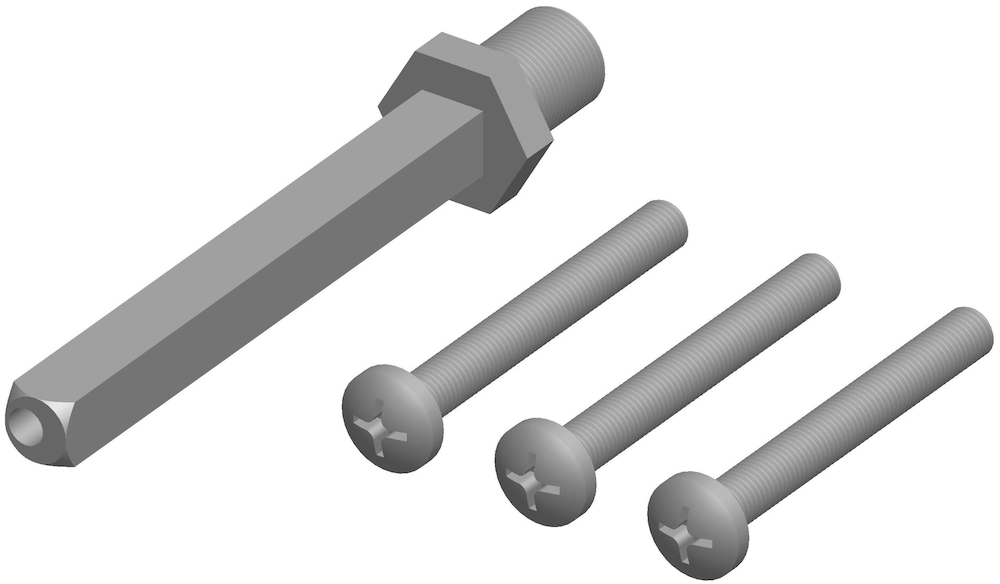 HERMAT FH Befestigungsset Schutz-Wechselgarnitur 4089.WG