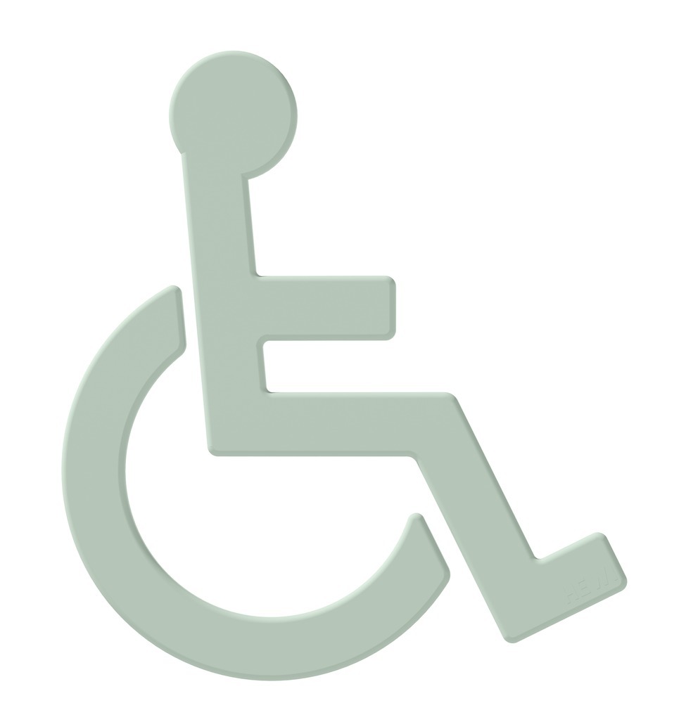 HEWI Hinweisschild Barrierefrei 801.91.030, Polyamid, 801.91.030 97