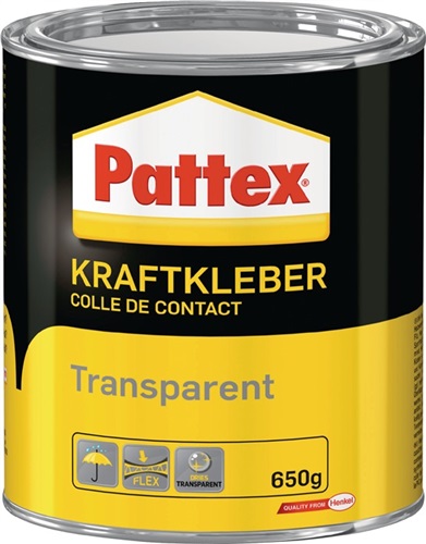 PATTEX Kraftkleber transp.-40GradC b.+70GradC 650g Dose PATTEX