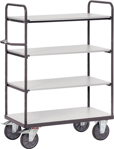 FETRA Etagenwagen L1000xB600xH1500mm Gesamt-Trgf.600kg 4 Etagen elekt.leitfähig