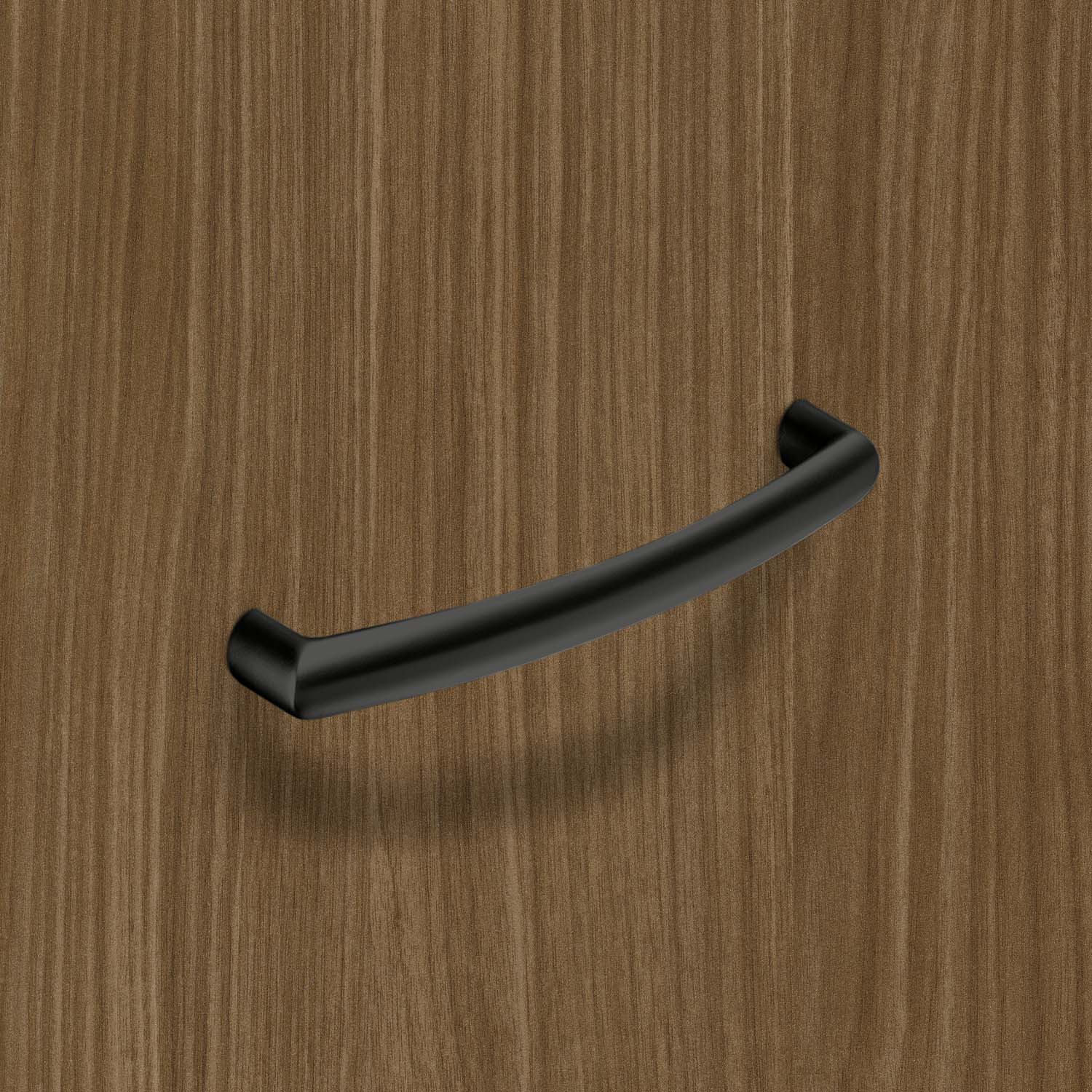 HETTICH Griff Matilo, Bohrabstand 128 mm, L 138 mm, B 13 mm, H 30 mm, Schwarz matt, 9345399
