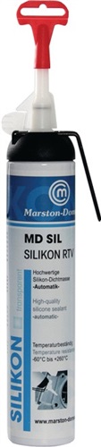 MARSTON-DOMSEL Silikondichtmasse MD SIL transp.200ml Automatik-Kartusche MARSTON