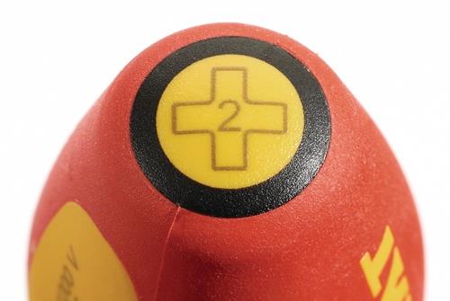 TECWERK Schraubendreher Gr.PH 0 Klingen-L.60mm VDE isol.TECWERK