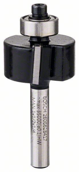 BOSCH Falzfräser 1/4", D1 25,4 mm, L 12,7 mm, G 54 mm