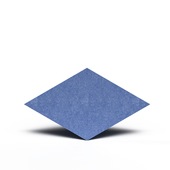 BMB Akustikelement AKUSTIX Shape #14, HxBxS: 350x200x18 mm, Blau, AV05