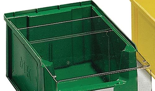 TECWERK Querteiler f.Sichtlagerkasten MK2 PS glasklar 10St./Btl.TECWERK