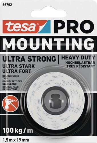 TESA Montageband Mounting PRO Ultra Strong 66792 weiß L.1,5m B.19mm TESA