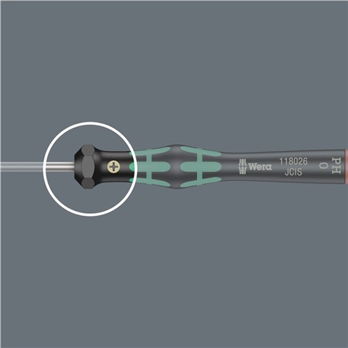 WERA Elektronik-Feinmechanik-Schraubendreher 2054 6-KT.1,5mm Klingen-L.60mm WERA