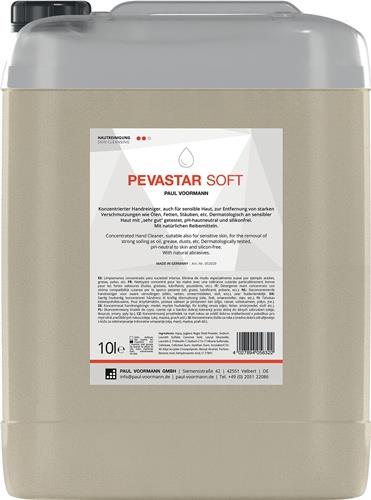 PEVASTAR SOFT Handreinigung PEVASTAR SOFT 10l silikon- u.lösemittelfrei Kanister PAUL VOORMANN