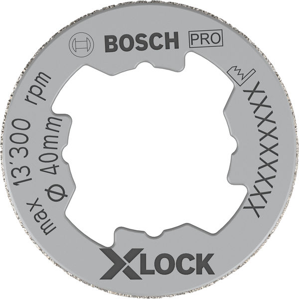 BOSCH Diamanttrockenbohrer X-LOCK Best for Ceramic Dry Speed, 40 x 35 mm