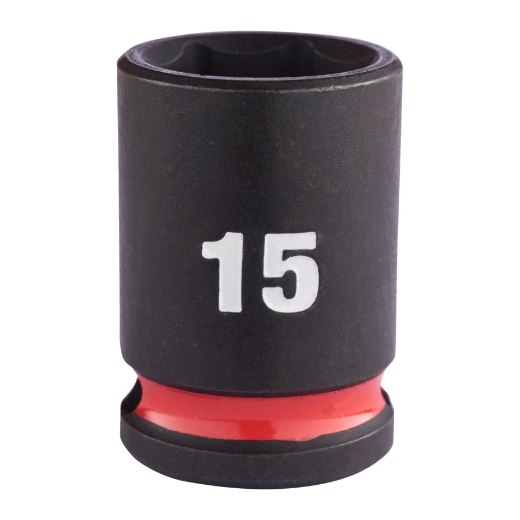 MILWAUKEE 15 x 32 mm SHOCKWAVE Schlagnuss 3/8" kurz