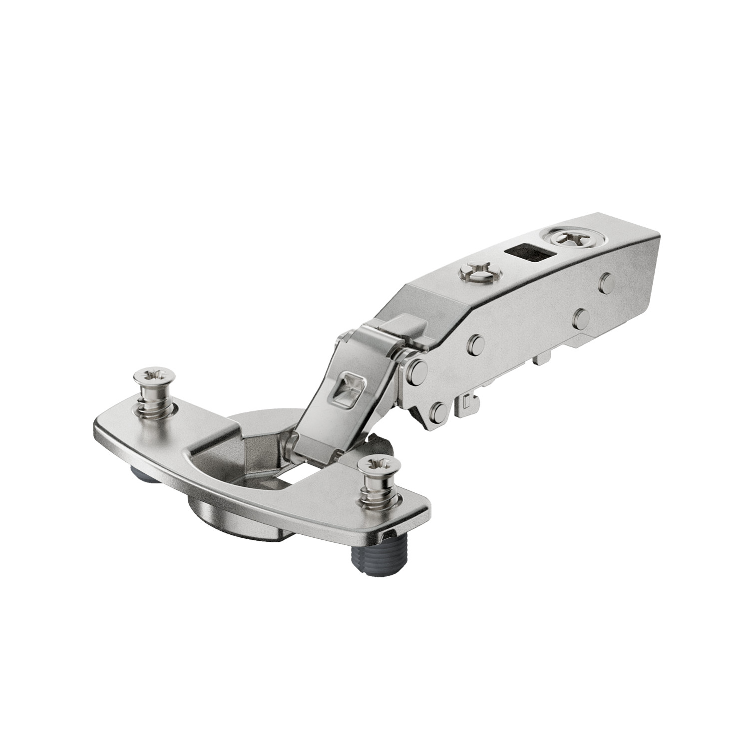 HETTICH Sensys Dünntürscharnier, Türdicke ab 10 mm, ohne integrierte Dämpfung (Sensys 8646), vernickelt, 9094366
