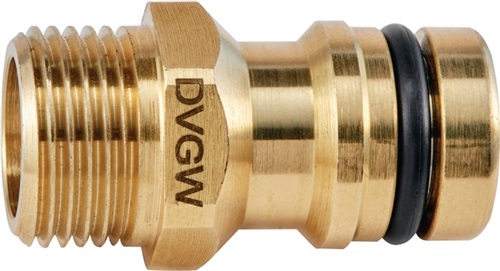 KARASTO Gerätestecker GEKA plus KTW MS AG G 1/2 Zoll SB GEKA