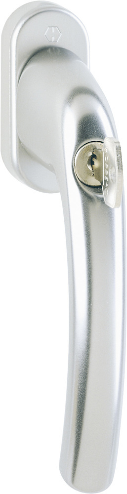 HOPPE® Fenstergriff absperrbar Tôkyô 0710S/U26, ohne Schrauben, N10, Aluminium, 1958270