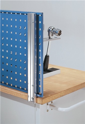 RASTERPLAN Werkbankhalterung f.Platten-L.1500/2000mm f.Loch-/Schlitzplatten Rasterplan