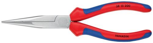 KNIPEX Mechanikerzange L.200mm Form 1 ger.Mehrkomp.-Hülle verchr.KNIPEX