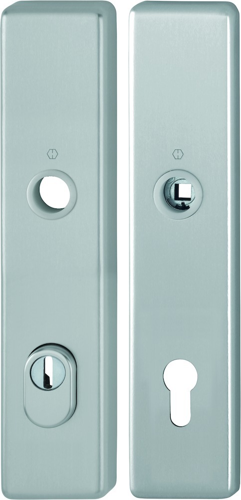 HOPPE® Schutz-Langschildpaar 2222ZA/2210, HT, Aluminium, 11986244
