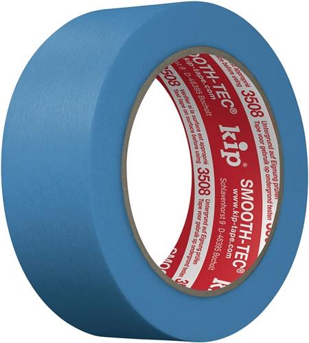 KIP Glattkreppband 3508 SMOOTH-TEC® glatt blau L.50m B.36mm KIP